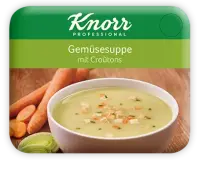 Knorr Gemüsesuppe mit Croutons