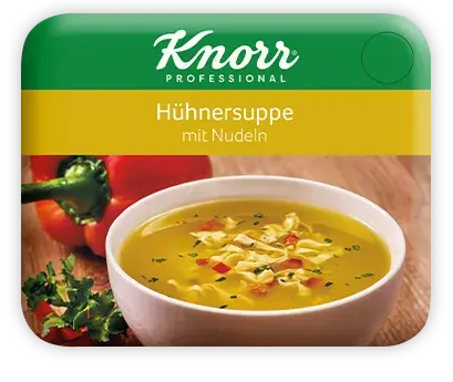 Knorr Hühnersuppe mit Nudeln