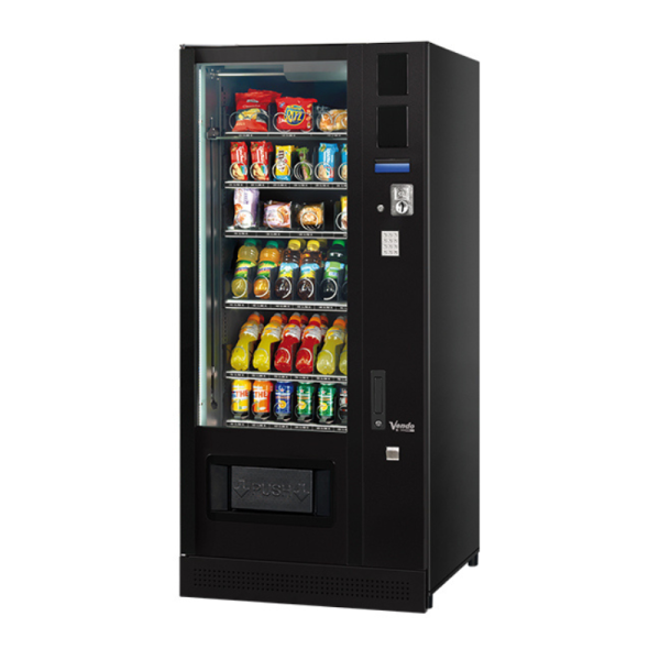 Sanden Vendo G-Snack SM 6 Snackautomat schwarz mit Kühlung